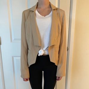 Beige Blazer Sz Small - perfect condition!
